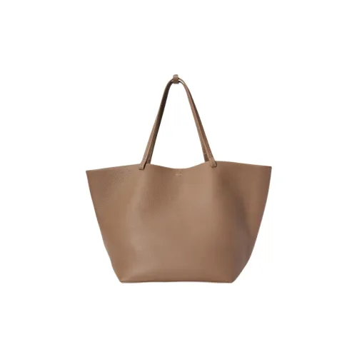 THE ROW Кожа Тоут Сумка Сумка для покупок Сумка на плечо Сумка Экстра-большая Женская Тауповая