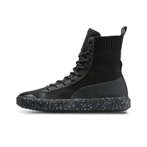 PUMA Court Breaker Boot Коллаборация Высокие Кроссовки для скейтбординга Унисекс Черные