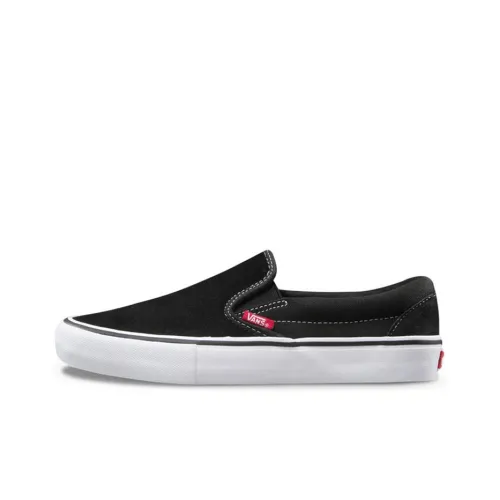 VANS Slip On Pro Low Top Скейтборд Кроссовки Unisex Черный Белый