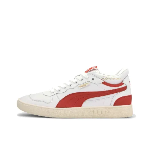 PUMA Ralph Sampson Demi OG Low Скейтборд Кроссовки Унисекс Красный Белый Коричневый