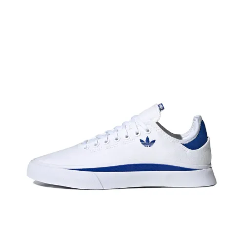 Adidas Originals SABALO Slip-Resistant Low Top Скейтборд Кроссовки Унисекс Белый Синий