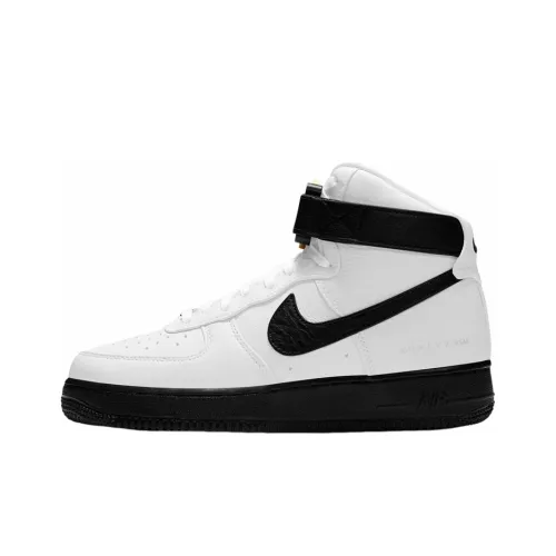 1017 ALYX 9SM x Nike Air Force 1 High Топ Скейтборд Кроссовки Унисекс Белый Черный