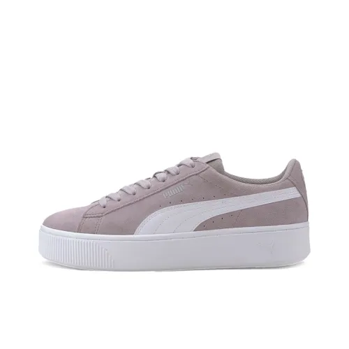 PUMA Vikky Stacked Low Топ Скейтборд Кроссовки Женские Дождь Серый