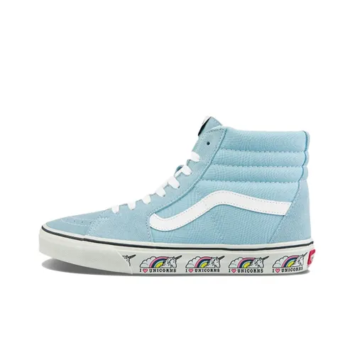 VANS SK8 Unicorn Высокие Кроссовки для скейтбординга Унисекс Морской Синий