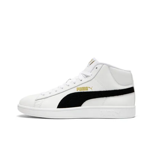 PUMA Smash v2 MID L MID Топ Скейтборд Кроссовки Унисекс Белый