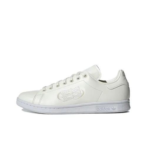 Adidas Originals Stan Smith Minimalist Style Versatile Устойчивые к истиранию Низкие Скейтборд Кроссовки Унисекс Экрю