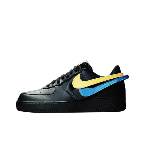 Nike Air FORCE 1 AF1 Low Топ Скейтборд Кроссовки Мужские Черные