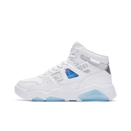 361° Термический Slip-resistant и устойчивый к истиранию Высокий топ Скейтборд Кроссовки Женские Белый Серый