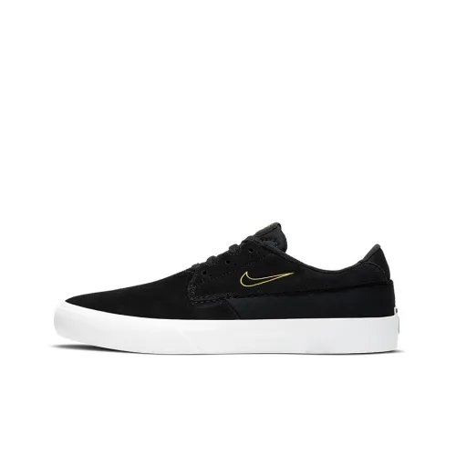 Nike SB Shane Slip Resistant Abrasion Resistant Low Top Скейтборд Кроссовки Мужские Черный Белый Желтый