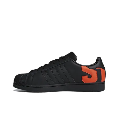 Adidas Originals Superstar Low Топ Скейтборд Кроссовки Унисекс Черный Красный
