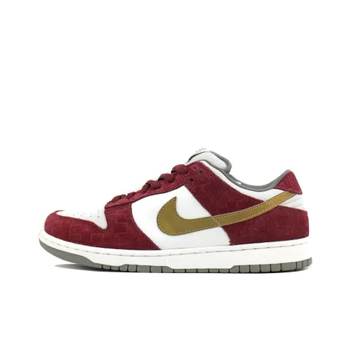 Nike Dunk SB Shanghai Low Скейтборд Кроссовки Мужские Красные Белые Выпуск 2004