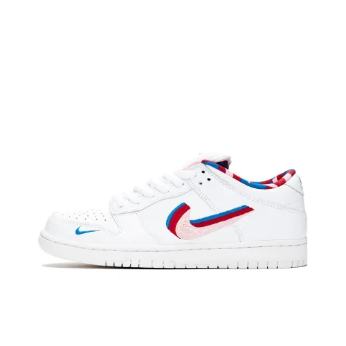Parra x Nike Dunk SB Low Топ Скейтборд Кроссовки Унисекс Молочно-белый