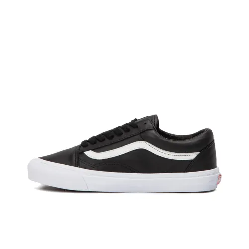 VANS Old Skool OG L Low Топ Скейтборд Кроссовки Унисекс Черный Белый