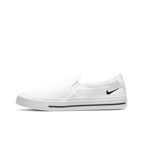 Nike Court Legacy Покрытие Slip-Resistant Легкий Низкий Топ Скейтборд Кроссовки Мужские Белые