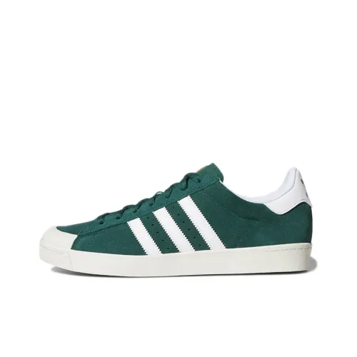 Adidas Originals Superstar Устойчивые к истиранию низкие скейтбордические кроссовки Мужские Зеленый Белый