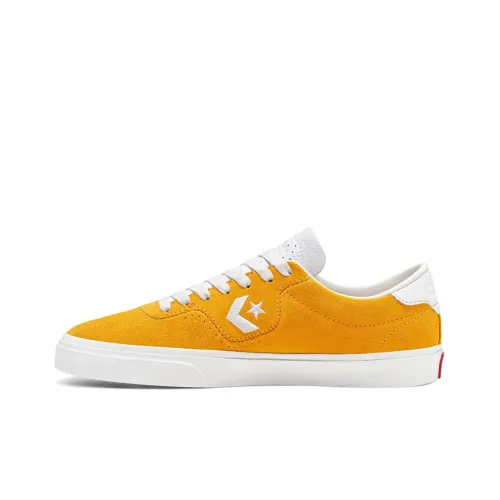 Конверс CONS Louie Lopez Pro Slip-Resistant Shock Absorbers Low Top Скейтборд Кроссовки Unisex Желто-Белые