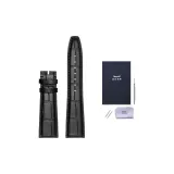 Чёрный бамбук с рельефом - без пуговиц [длинный]