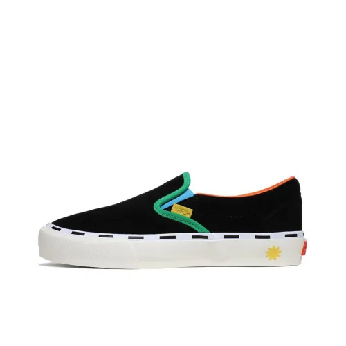 Doable x Vans Slip On Series Vault VLT LX Low Топ Скейтборд Кроссовки Unisex Черный