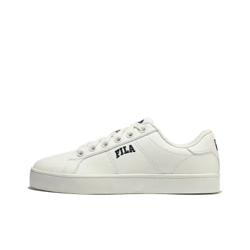 FILA Court Deluxe Low Топ Скейтборд Кроссовки Унисекс Бежевый Белый Синий Корейский стиль