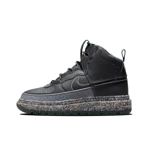 Nike Air Force 1 Crater Boot Покрытие Устойчивое к истиранию Баланс Высокий Топ Скейтбординг Кроссовки Мужские Черные