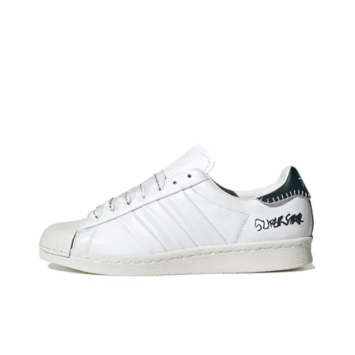JONAH HILL x adidas originals Superstar Low Скейтборд Кроссовки Унисекс Белый Черный