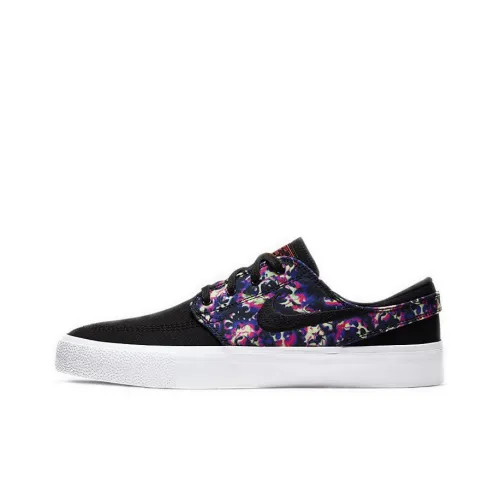 Nike SB Stefan Janoski CNVS RM PRM Покрытие Низкие Кроссовки для Скейтбординга Унисекс Черные Красные