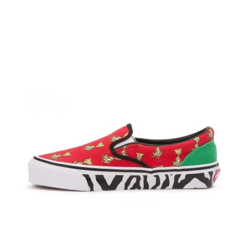 Aries x VANS Low-Top Скейтборд Кроссовки Unisex Красный Белый