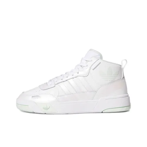 Adidas Originals Post Up Slip Resistant Abrasion Resistant MID Топ Скейтборд Кроссовки Женские Белые