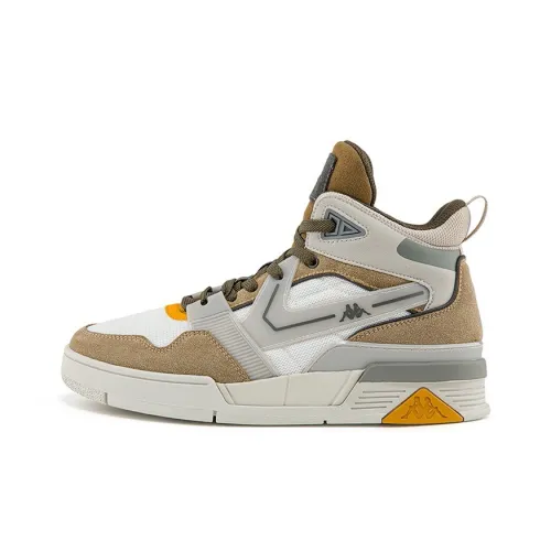 KAPPA Высокие Кроссовки для Скейтбординга Унисекс Серый Коричневый