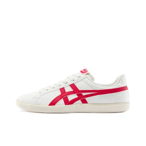 Onitsuka Tiger DD Trainer Slip-Resistant Abrasion-Resistant Low-Top Skateboard Shoes Unisex Ecru Onitsuka Tiger DD Trainer Противоскользящие Устойчивые к истиранию Низкие Кеды для скейтбординга Унисекс Экрю