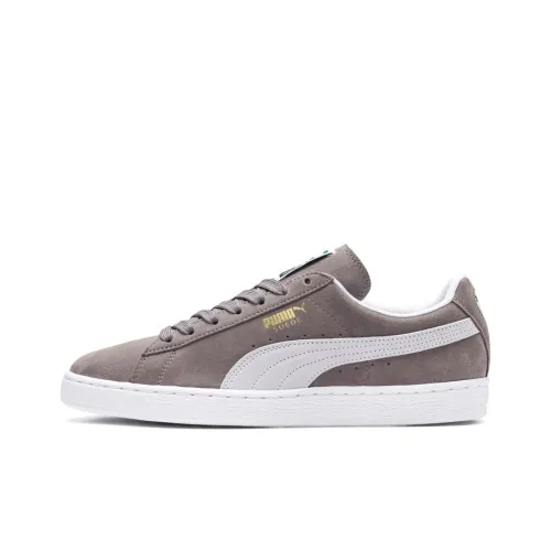 PUMA Suede Classic+ Low Топ Скейтборд Кроссовки Унисекс Серый