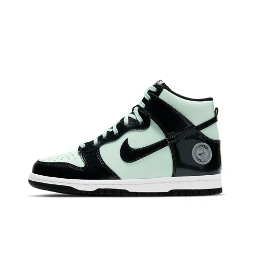 Nike Dunk Barely Зеленый Высокие Кроссовки для скейтбординга Мужские Мятно-зеленый