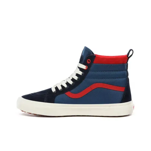 VANS SK8 High Топ Скейтборд Кроссовки Унисекс Синий Красный