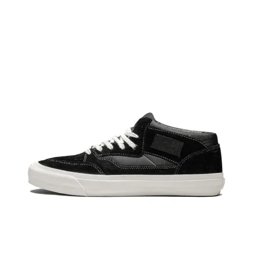Vans Half Cab MID Топ Скейтборд Кроссовки Унисекс Черный Белый