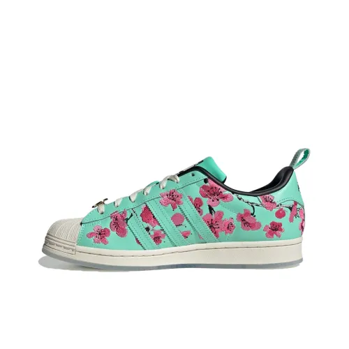 Arizona Iced Tea x Adidas Originals Superstar Дышащие Низкие Кроссовки для Скейтбординга Унисекс Озерный Зеленый