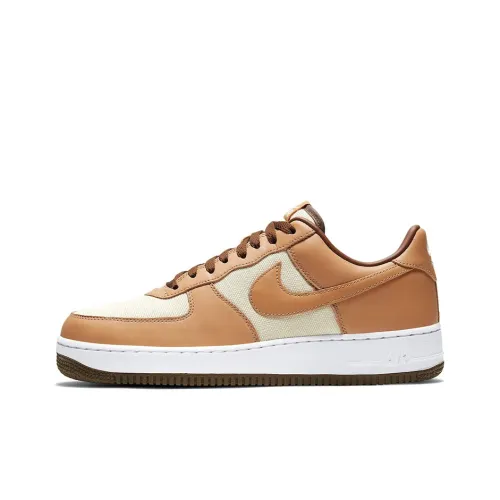 Nike Air FORCE 1 QS 'Желудь' Slip Resistant Abrasion Resistant Легкий Низкий Топ Кроссовки для скейтбординга Унисекс Коричневый