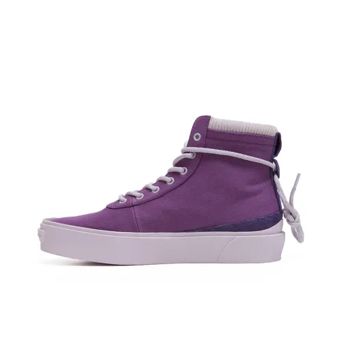 EQLZ EQUALIZER Fault High Скейтборд Кроссовки Унисекс Баклажан Фиолетовый Misprint