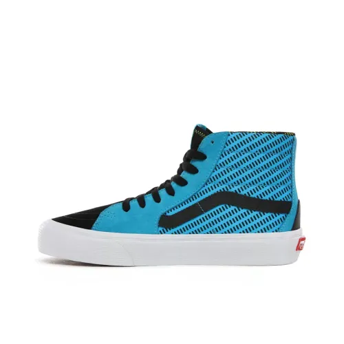 Vans SK8 High Скейтборд Кроссовки Унисекс Синие Черные