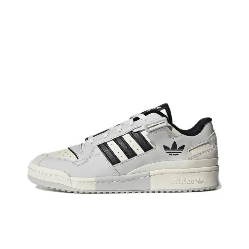 Adidas Originals FORUM Exhibit Low Амортизация Низкий Топ Скейтборд Кроссовки Унисекс Серый Черный