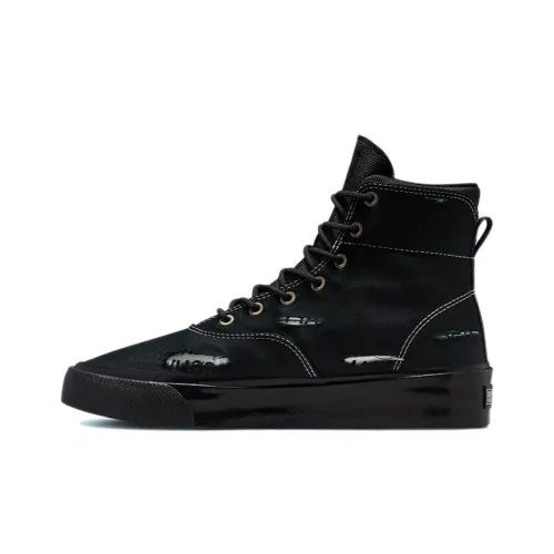 Chase The Drip x Конверс Skidgrip KOJ Высокие Кроссовки для скейтбординга Унисекс Черные