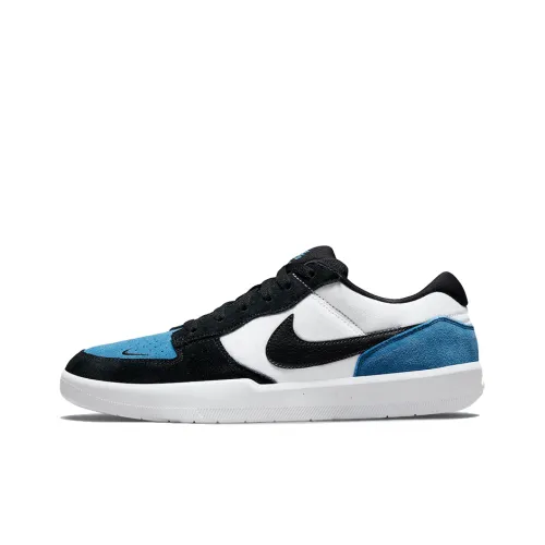 Nike SB Force 58 Low Топ Скейтборд Кроссовки Унисекс Черный Белый Синий