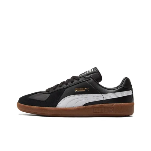 PUMA Army Trainer Low Топ Скейтборд Кроссовки Унисекс Черный Белый