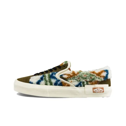 VANS Slip-on Low Top Скейтборд Кроссовки Unisex Multicolor Зеленый