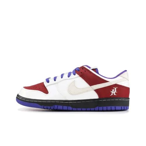 nike Dunk ID 'Лос-Анджелес' Нескользящий Легкий Низкий Скейтборд Кроссовки Унисекс Белый Красный