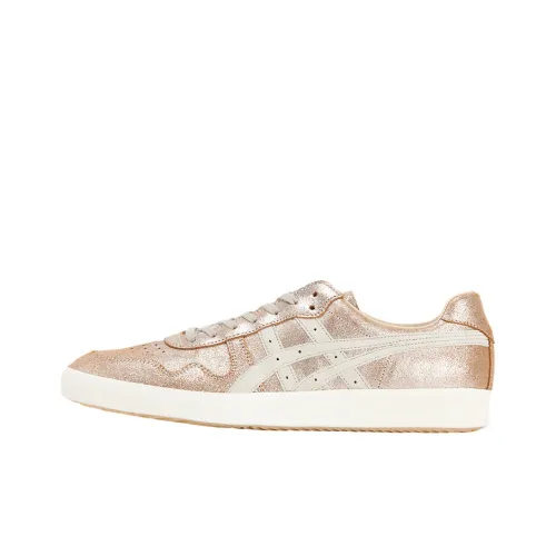 Onitsuka Tiger Fabre Nippon Lo Покрытие Slip-Resistant Низкий Топ Скейтборд Кроссовки Унисекс Розовое Золото