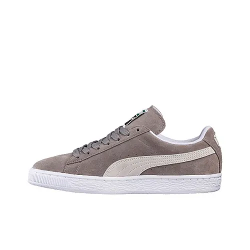 PUMA Suede Classic Покрытие Легкий и Дышащий Низкий Топ Кроссовки для скейтбординга Унисекс Серый