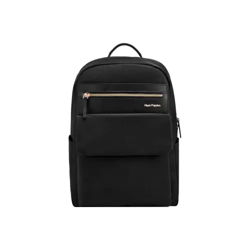 Hush Puppies Ткань Рюкзак Большой Женский Черный Розовый Лотос Цвет