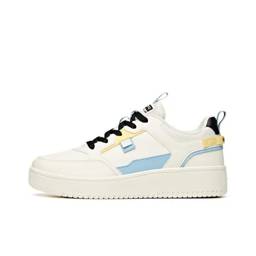 ANTA Противоскользящие Устойчивые к износу Легкие Низкие Кроссовки для скейтбординга Женские Белые Черные Синие