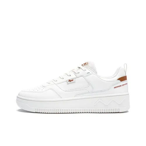 361° BOUND Technology Низкие Кроссовки для Скейтбординга Мужские Белый-Коричневый