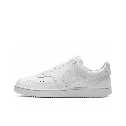 Nike Court Vision Low SL Slip Resistant Abrasion Resistant Легкий Низкий Топ Кроссовки для скейтбординга Женские Белые
